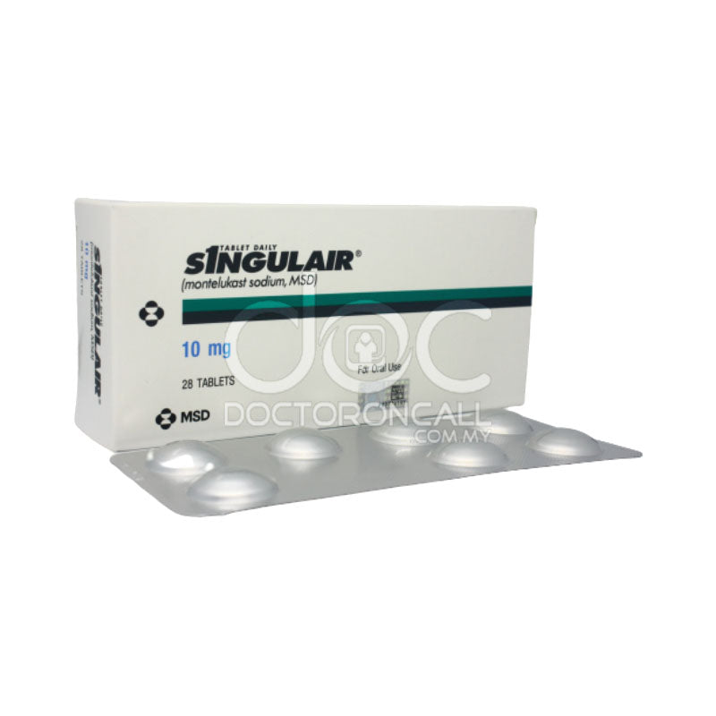 Singulair 10mg Tablet-Breathing difficulties