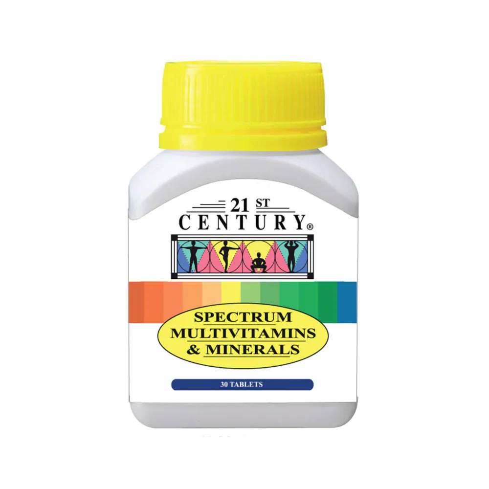 21st Century Spectrum Multivitamins And Minerals Tablet 30s - DoctorOnCall Online Pharmacy