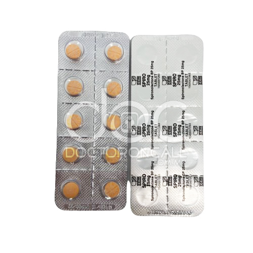 Duopharma Spiro 25mg Tablet 10s (strip) - DoctorOnCall Online Pharmacy