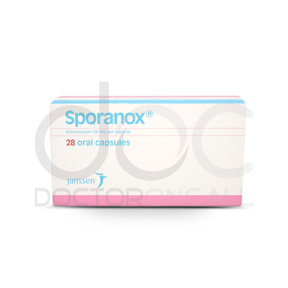 Sporanox 100mg Capsule 28s - DoctorOnCall Farmasi Online