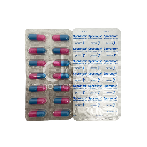 Sporanox 100mg Capsule 28s - DoctorOnCall Online Pharmacy
