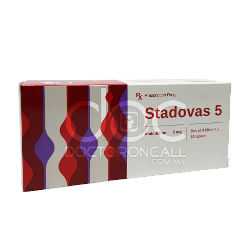 Stadovas 5mg Tablet 30s - DoctorOnCall Farmasi Online