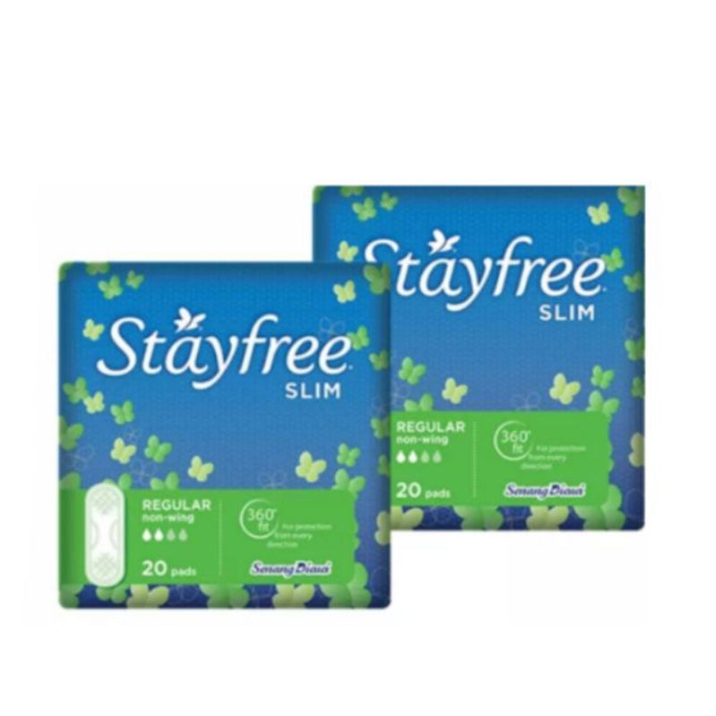 Stayfree Slim With Wings Pads 10s - DoctorOnCall Farmasi Online