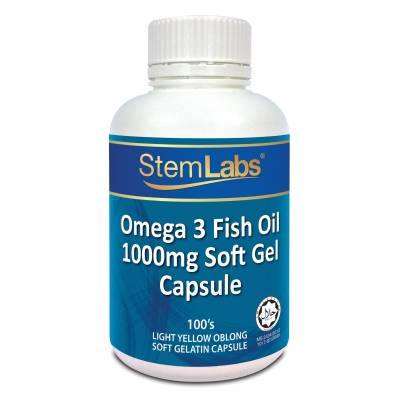 StemLabs Omega 3 Fish Oil 1000mg Capsule 360s - DoctorOnCall Online Pharmacy