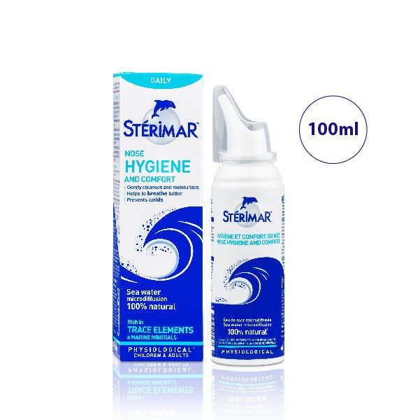 Sterimar Nose Hygiene and Comfort Adult Sea Water Spray 100ml - DoctorOnCall Farmasi Online