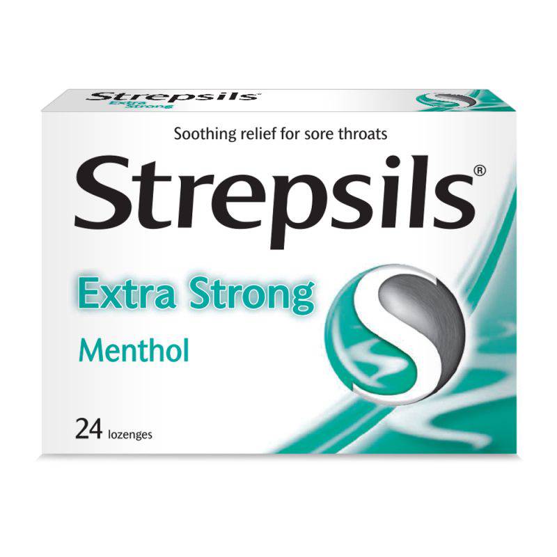 Strepsils Extra Strong Menthol Lozenges - 24s - DoctorOnCall Farmasi Online