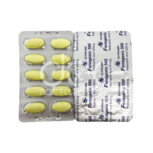 Sunward Fenagesic 500mg Tablet 10s (strip) - DoctorOnCall Online Pharmacy