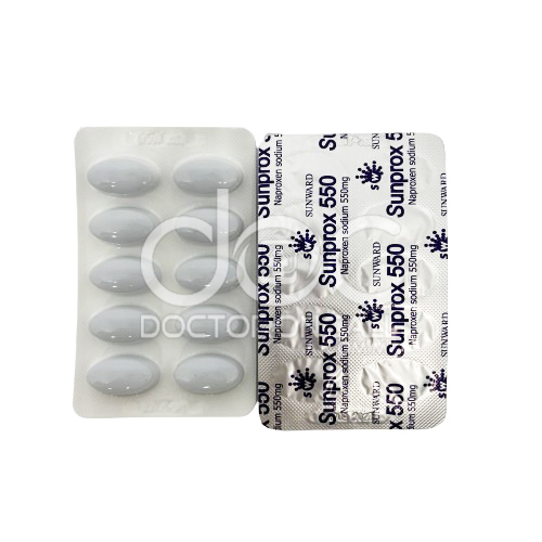 Sunward Sunprox 550mg Tablet - 100s - DoctorOnCall Online Pharmacy
