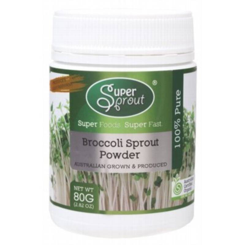 Super Sprout Organic Brocolli Sprout Powder 80g - DoctorOnCall Online Pharmacy