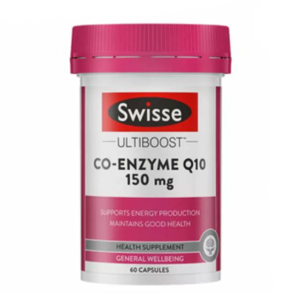 Swisse Ultiboost Co-Enzyme Q10 150mg Capsule - 60s - DoctorOnCall Farmasi Online