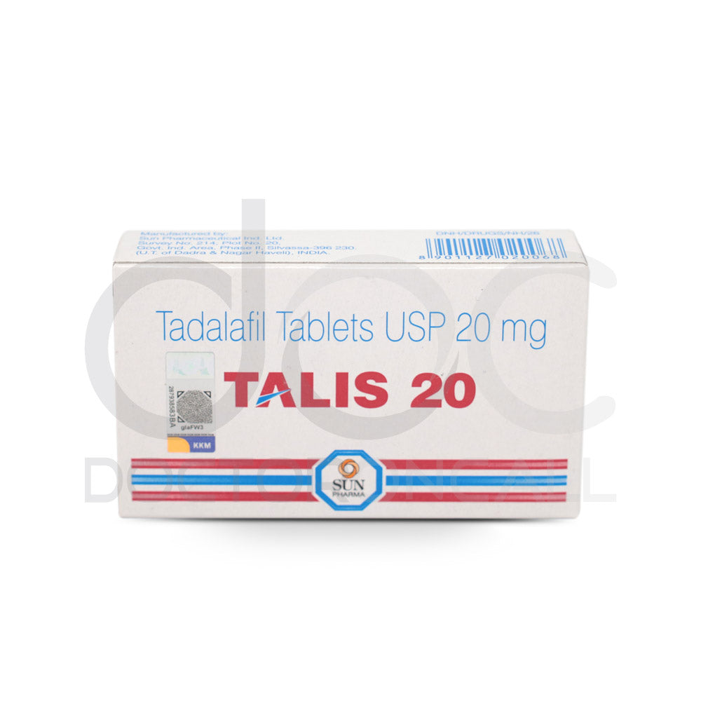 Talis 20mg Tablet 4s - DoctorOnCall Farmasi Online