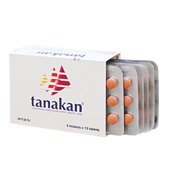 Tanakan (Ginkgo Biloba) 40mg Tablet 90s - DoctorOnCall Farmasi Online