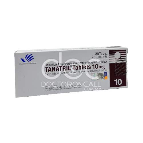 Tanatril 10mg Tablet 10s (strip) - DoctorOnCall Online Pharmacy