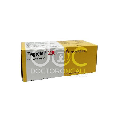 Tegretol 200mg Tablet 10s (strip) - DoctorOnCall Farmasi Online