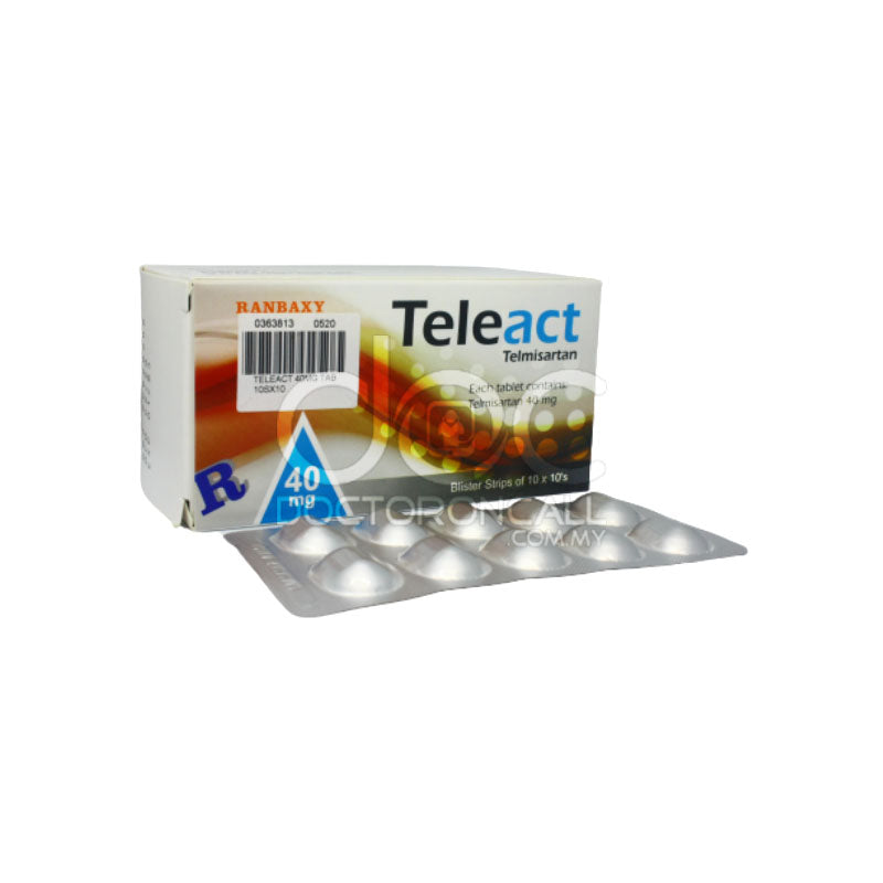 Teleact 40mg Tablet 10s (strip) - DoctorOnCall Farmasi Online