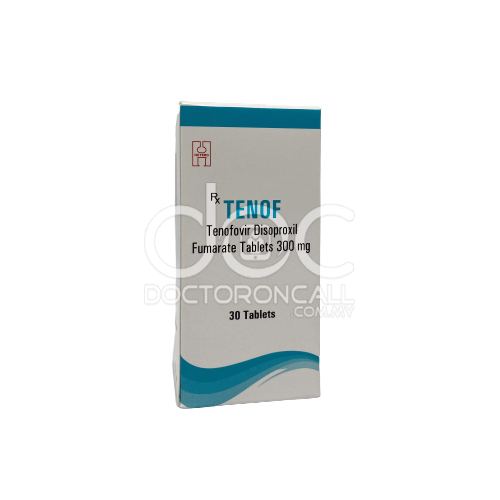 Tenof 300mg Tablet 30s - DoctorOnCall Farmasi Online