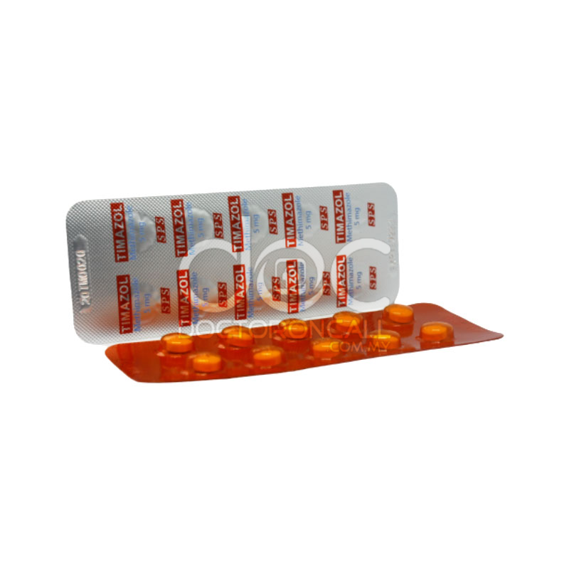 Timazol 5mg Tablet 10s (strip) - DoctorOnCall Farmasi Online