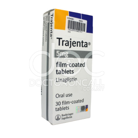 Trajenta 5mg Tablet 30s - DoctorOnCall Farmasi Online