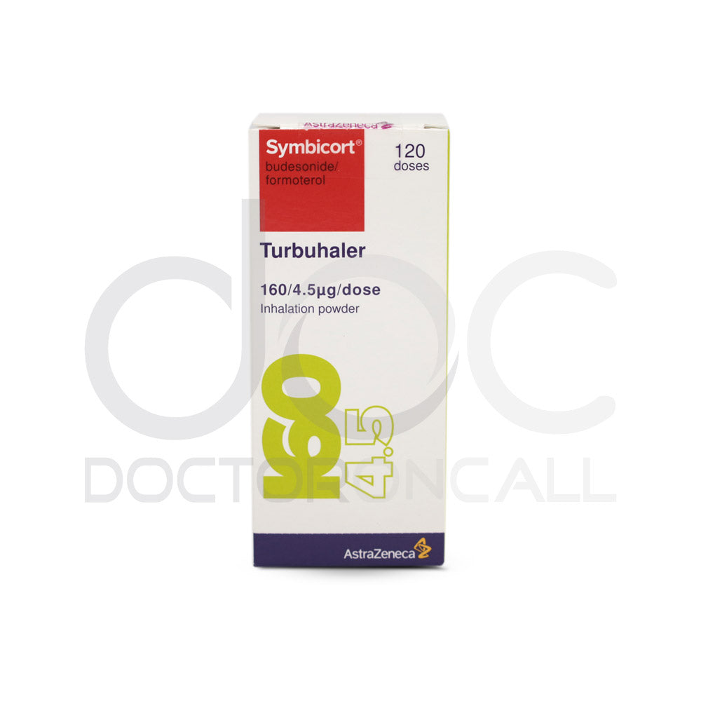 Symbicort 160/4.5mcg Turbuhaler 120 doses - DoctorOnCall Farmasi Online