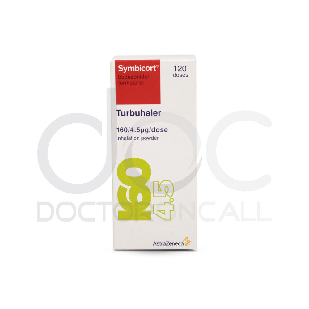 Symbicort 160/4.5mcg Turbuhaler 120 doses - DoctorOnCall Farmasi Online