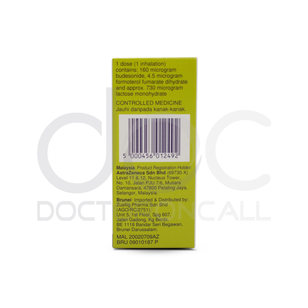 Symbicort 160/4.5mcg Turbuhaler 30 doses - DoctorOnCall Online Pharmacy