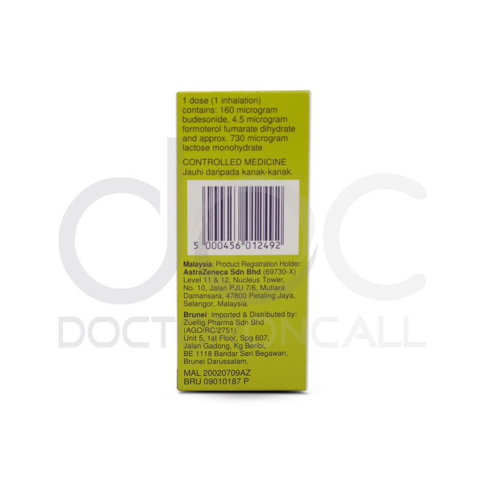 Symbicort 160/4.5mcg Turbuhaler 120 doses - DoctorOnCall Farmasi Online