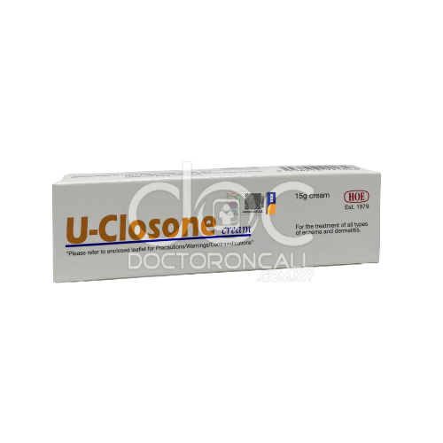 HOE U-Closone 0.05% Cream 15g - DoctorOnCall Farmasi Online