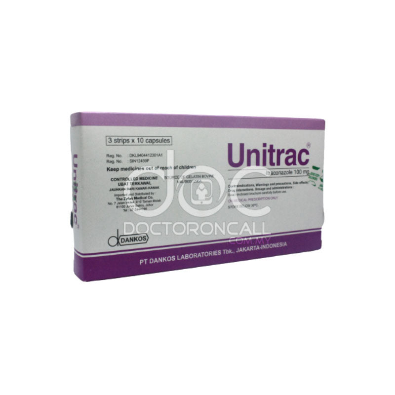 Unitrac 100mg Tablet - 30s - DoctorOnCall Farmasi Online