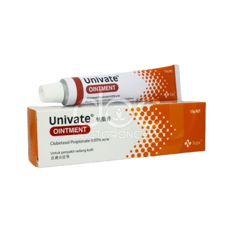 Univate 0.05% Ointment 15g - DoctorOnCall Farmasi Online