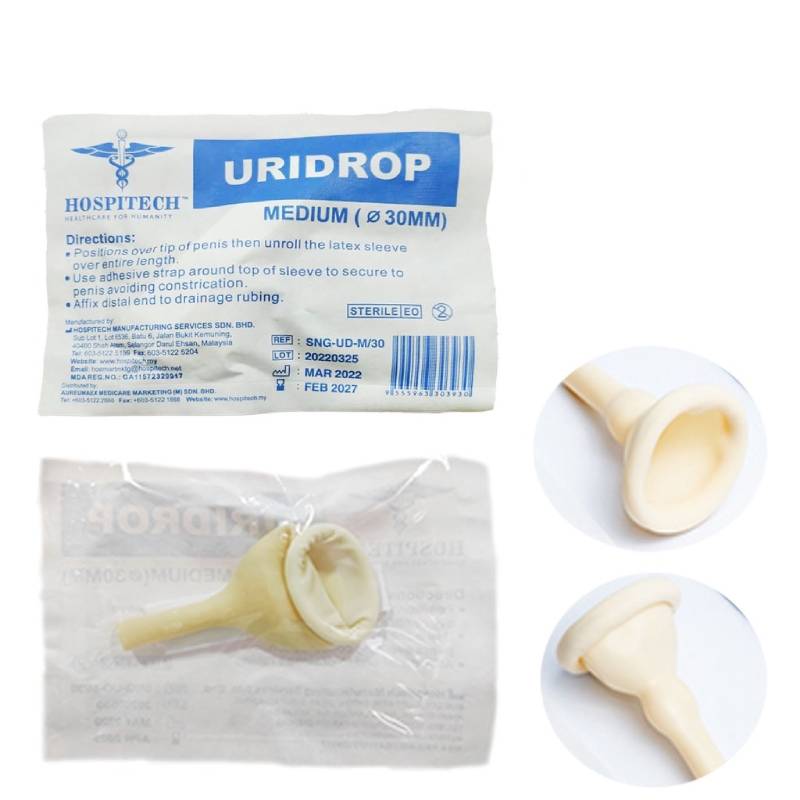 Uridrop Male External Catheter (Medium) 1s - DoctorOnCall Farmasi Online