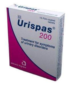 Urispas 200mg Tablet 15s (strip) - DoctorOnCall Online Pharmacy