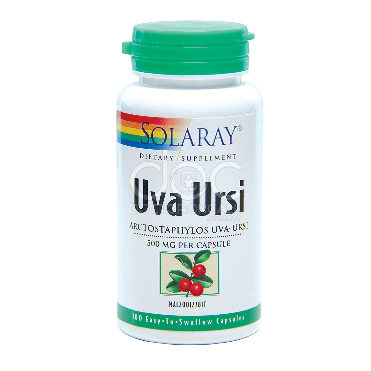 Solaray Uva Ursi-H Capsule 100s x2 - DoctorOnCall Online Pharmacy