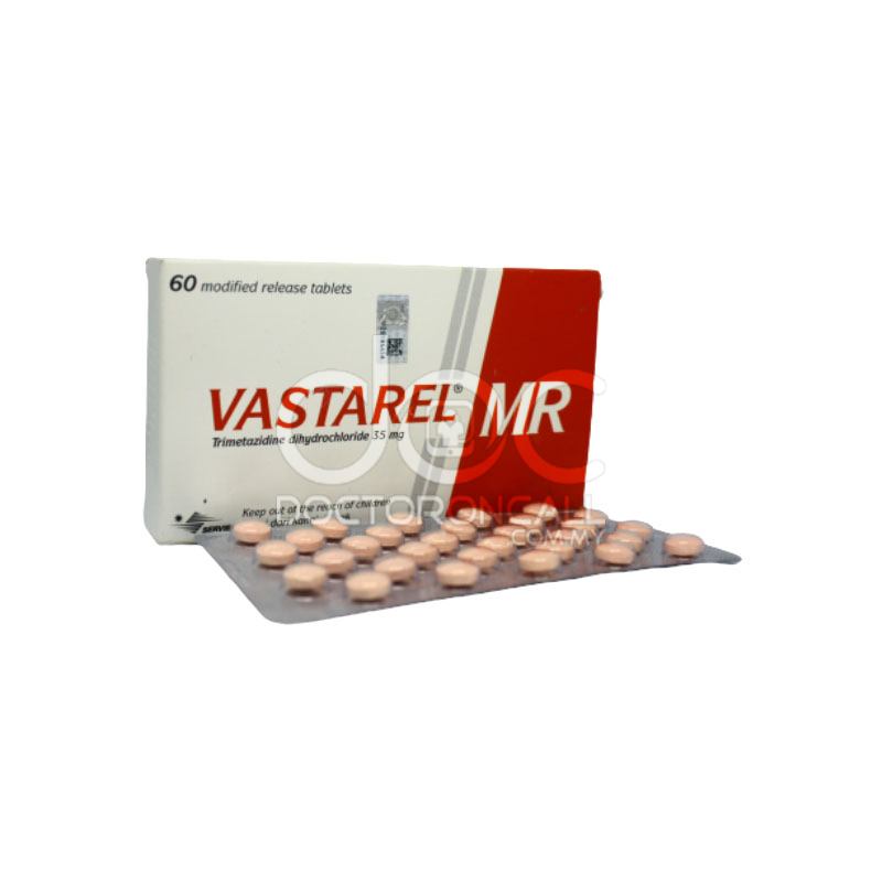Vastarel MR 35mg Tablet - 30s (strip) - DoctorOnCall Online Pharmacy