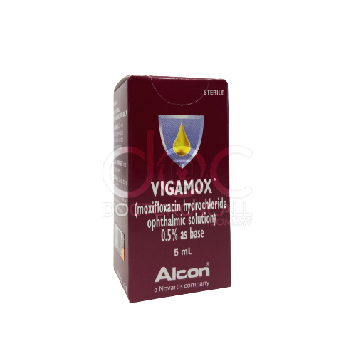 Vigamox 0.5% Eye Drop 5ml - DoctorOnCall Farmasi Online