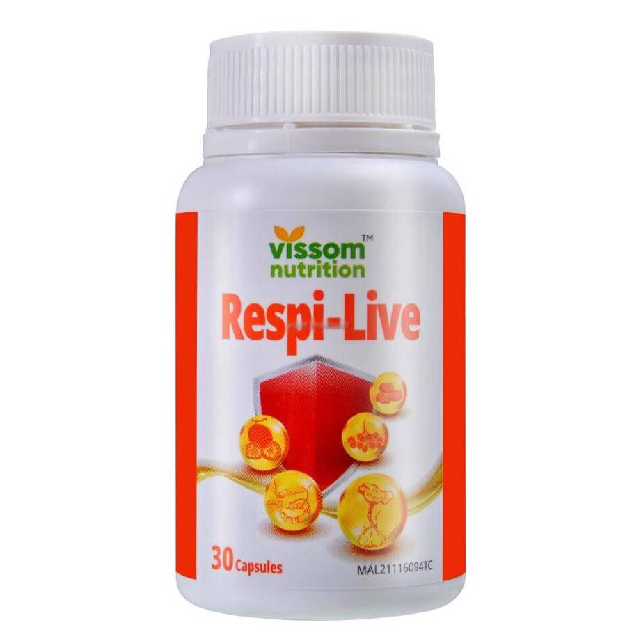 Vissom Nutrition Respi-Live Capsule 30s - DoctorOnCall Farmasi Online