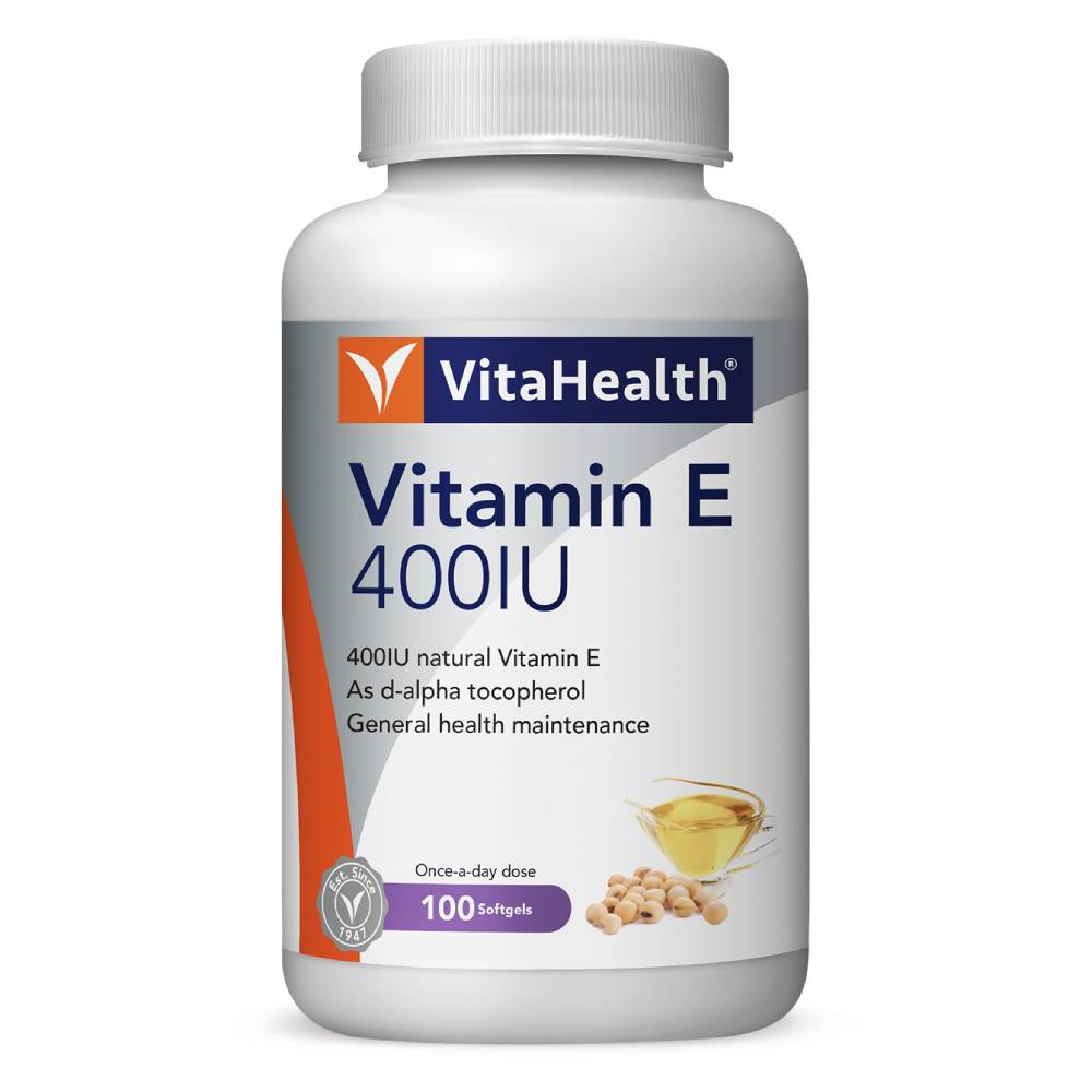 VitaHealth Vitamin E 400IU Capsule 100s - DoctorOnCall Farmasi Online