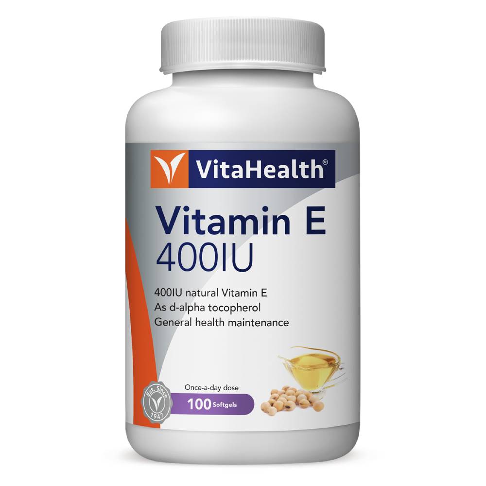 VitaHealth Vitamin E 400IU Capsule 30s - DoctorOnCall Farmasi Online