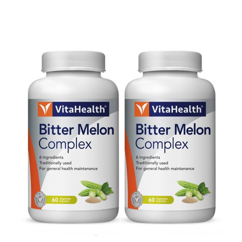 VitaHealth Bitter Melon Complex Capsule 60s x2 - DoctorOnCall Farmasi Online