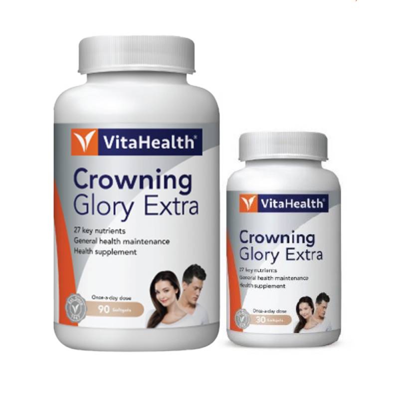 VitaHealth Crowning Glory Extra Capsule 90s+30s - DoctorOnCall Online Pharmacy