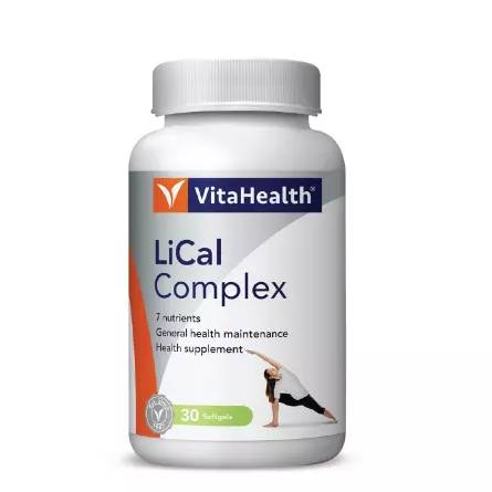 VitaHealth LiCal Complex Capsule 60s x2 - DoctorOnCall Online Pharmacy