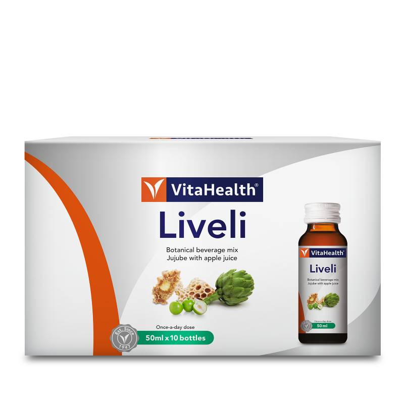 VitaHealth Liveli Botanical Beverage Mix 50ml 10s - DoctorOnCall Farmasi Online