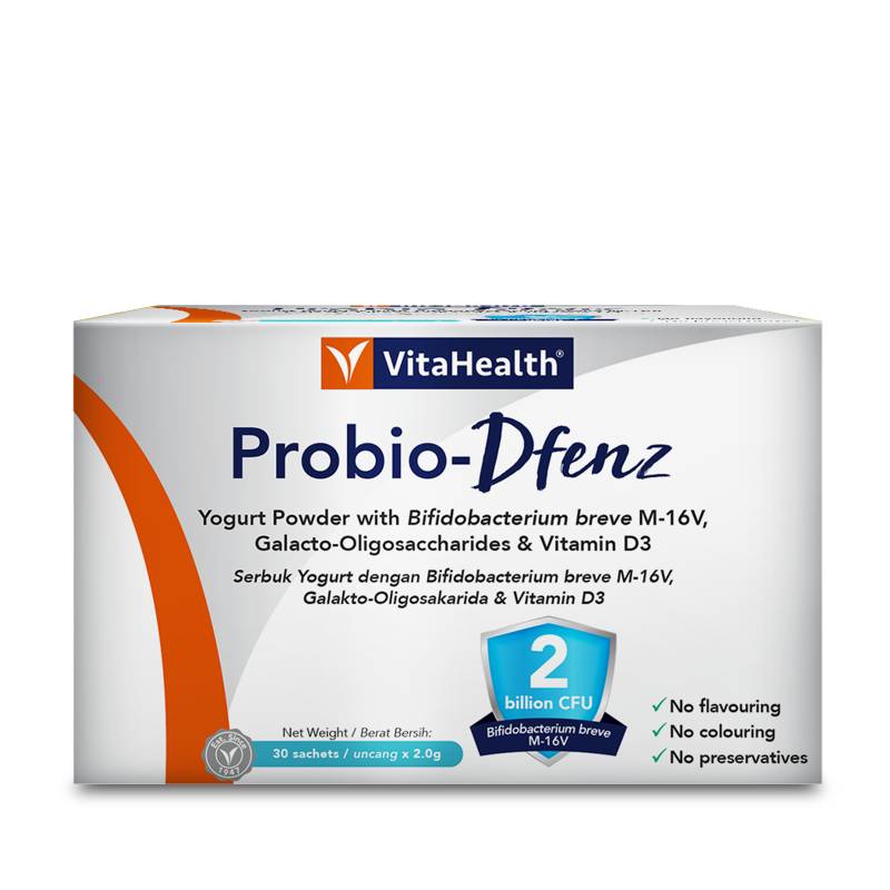 VitaHealth Probio-Dfenz Yogurt Powder - 30s - DoctorOnCall Farmasi Online