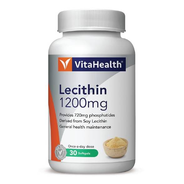 VitaHealth Lecithin 1200mg Capsule 30s - DoctorOnCall Farmasi Online