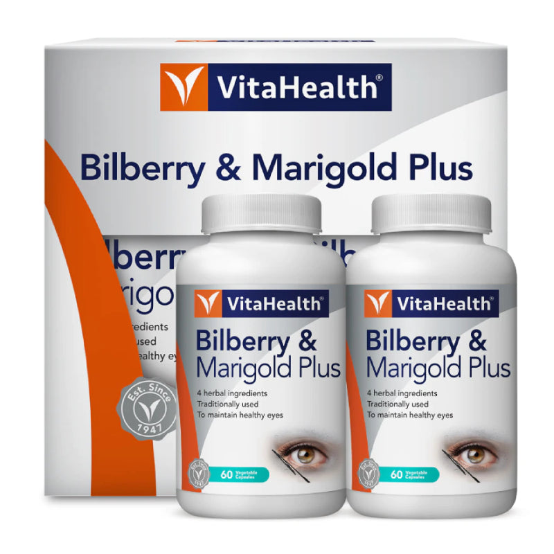 VitaHealth Bilberry & Marigold Plus Capsule 60s x2 - DoctorOnCall Online Pharmacy