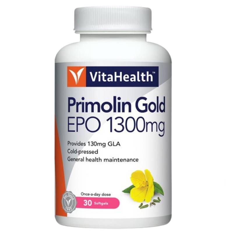 VitaHealth Primolin Gold Epo 1300mg Softgel 150s x2 - DoctorOnCall Farmasi Online