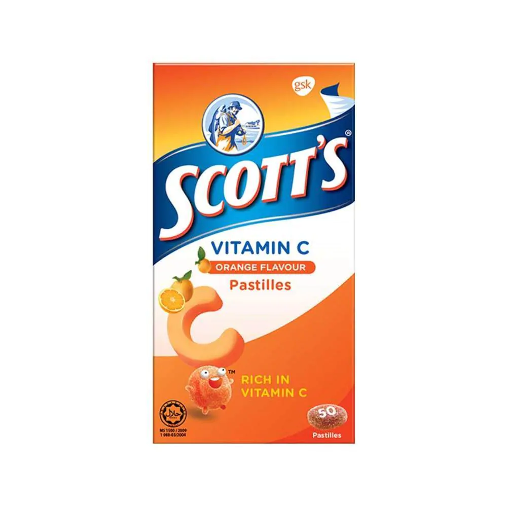 Scotts Vitamin C Pastille (Mixed Berries) 15s - DoctorOnCall Online Pharmacy