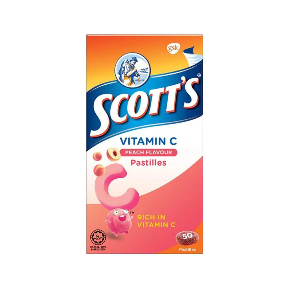 Scotts Vitamin C Pastille (Mixed Berries) 50s - DoctorOnCall Farmasi Online