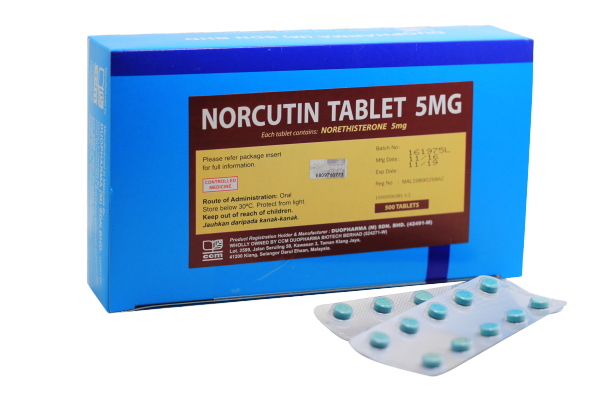 Norcutin 5mg Tablet 10s (strip) - DoctorOnCall Farmasi Online