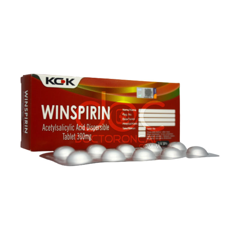 Winspirin 300mg Tablet 30s - DoctorOnCall Farmasi Online