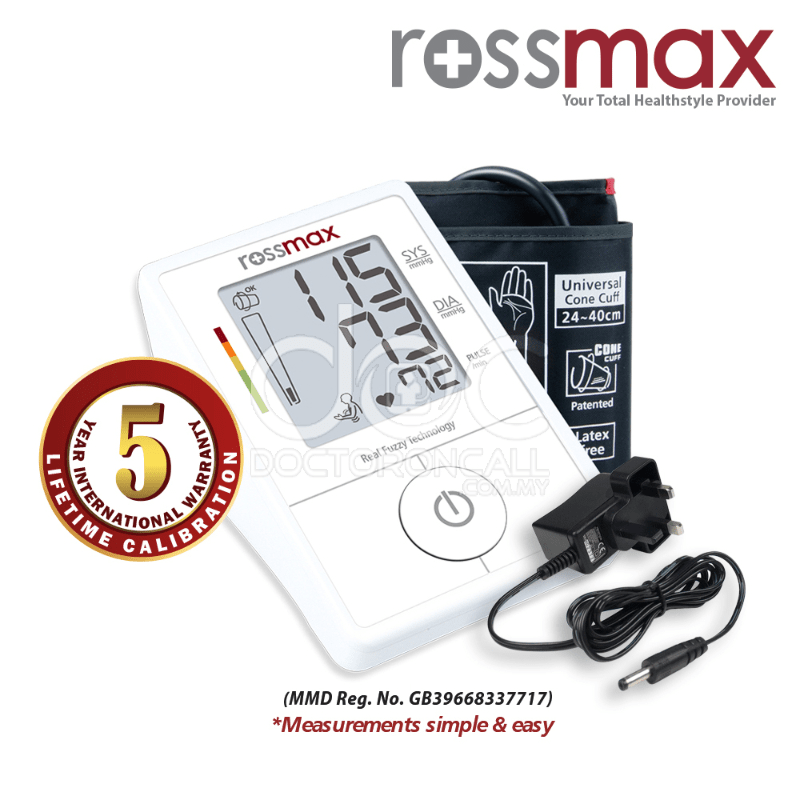 Rossmax Blood Pressure Monitor (X1) 1s - DoctorOnCall Online Pharmacy